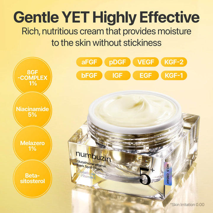 Translation missing: en.Numbuzin 5+ Glutathione Vitamin Dark Spot Cream