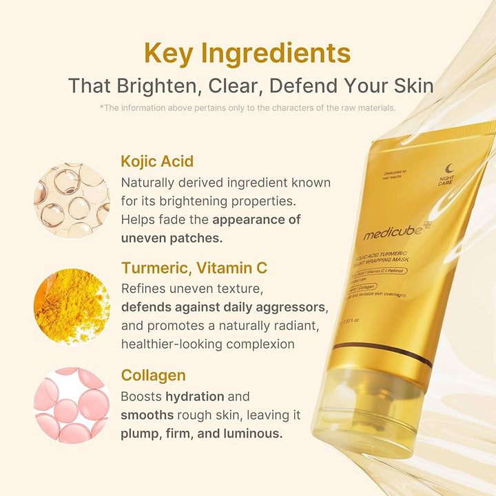 Translation missing: en.Medicube Kojic Acid Turmeric Night Wrapping Mask
