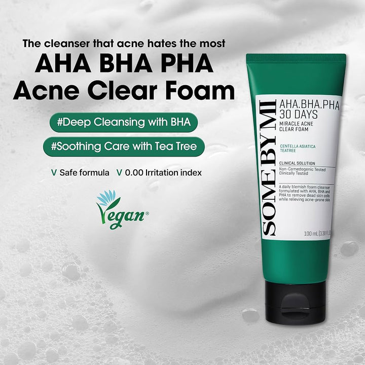 Translation missing: en.Some By Mi AHA,BHA,PHA 30 Days Miracle Acné Clear Foam