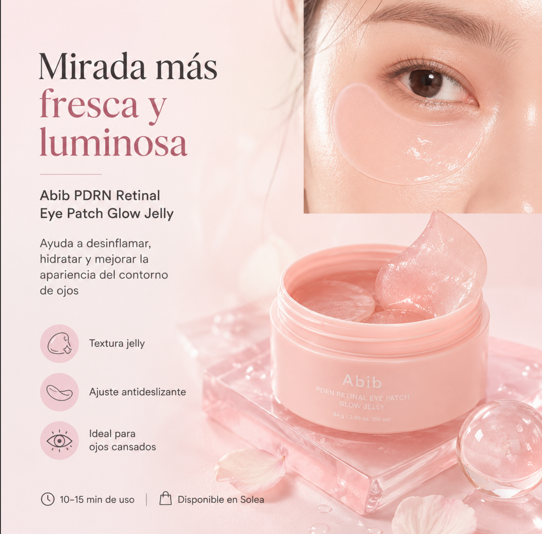Abib PDRN Parche Ocular Retiniano Glow Jelly
