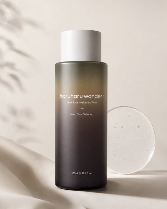 Translation missing: en.[Tónico facial hidratante] Haruharu Black Rice Hyaluronic Toner 300ml