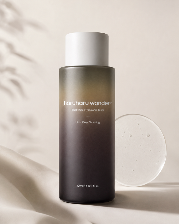 Translation missing: en.[Tónico facial hidratante] Haruharu Black Rice Hyaluronic Toner 300ml
