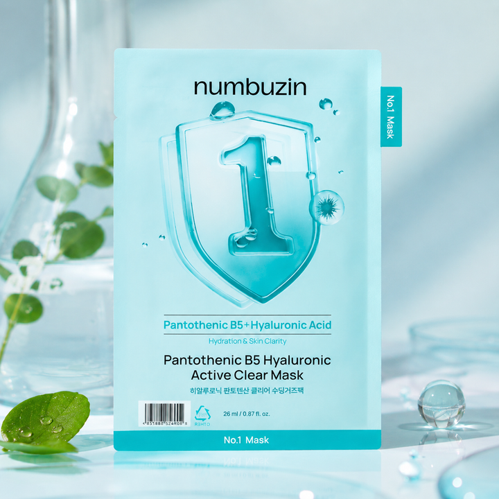 Translation missing: en.Numbuzin No.1 Pantothenic B5 Hyaluronic Active Clear Mask (1 EA)