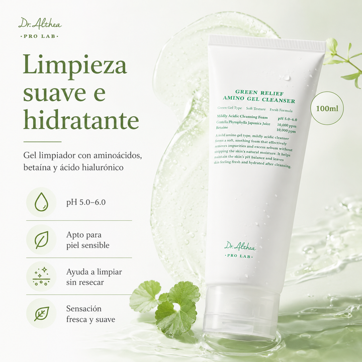Translation missing: en.[Limpiador facial] Dr.Althea Green Relief Amino Gel Cleanser 100ml